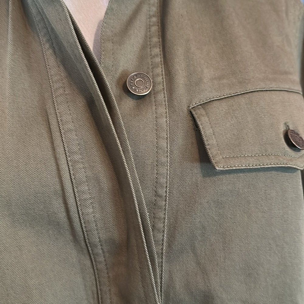 Alexander Wang women’s army Green Utility parka military 8 Relaxed jacket - Picture 5 of 15